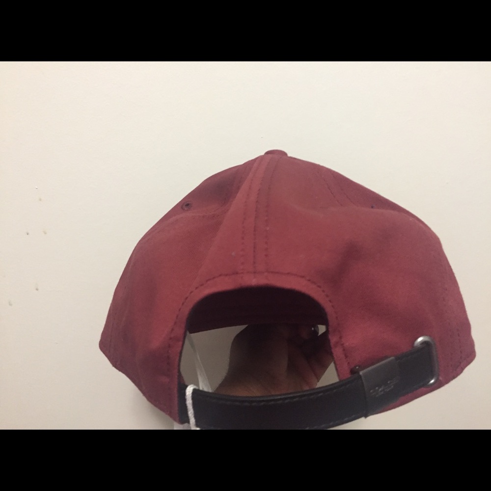 Burgundy Coach Hat - Picture 3 of 3
